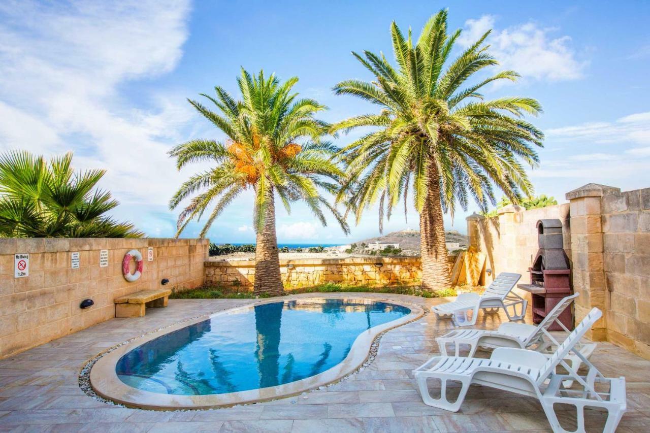 Il-Palma Holiday Farmhouse With Sunny Private Pool In Island Of Gozo Għarb Dış mekan fotoğraf