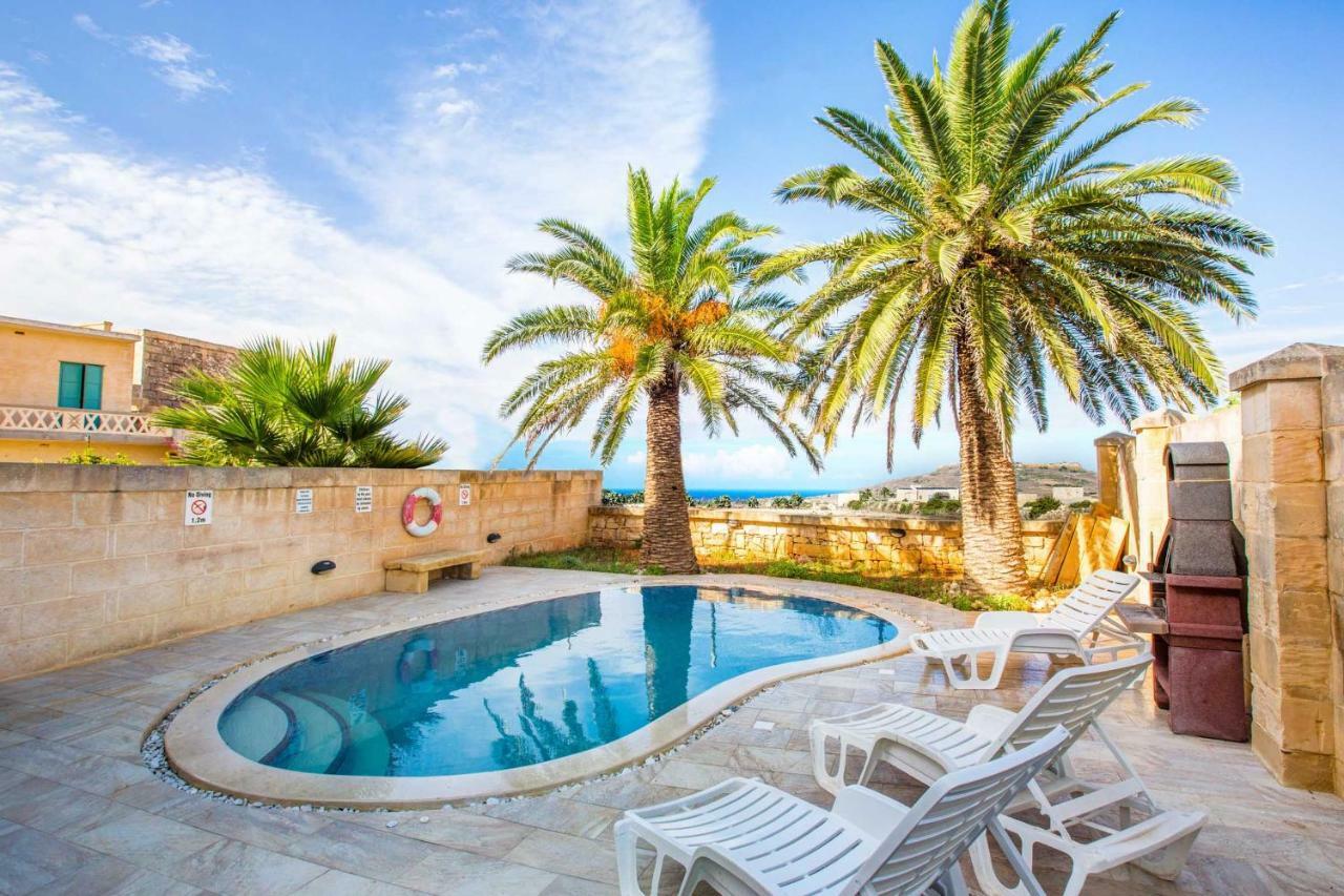 Il-Palma Holiday Farmhouse With Sunny Private Pool In Island Of Gozo Għarb Dış mekan fotoğraf